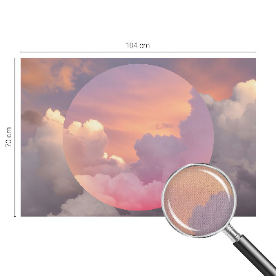 Självhäftande fototapet Eteriska moln