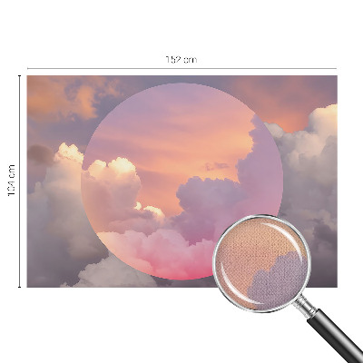 Självhäftande fototapet Eteriska moln