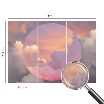 Självhäftande fototapet Eteriska moln