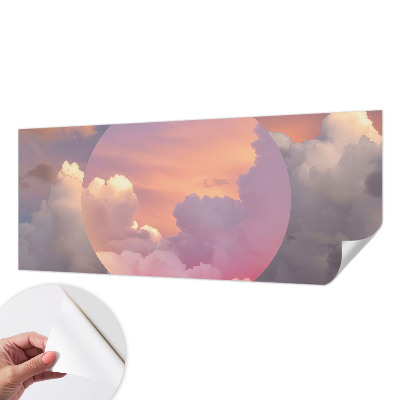 Självhäftande fototapet Eteriska moln