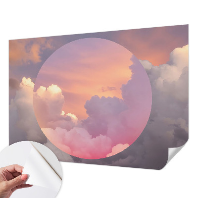 Självhäftande fototapet Eteriska moln