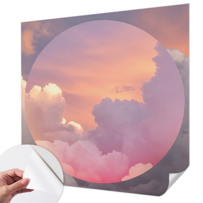 Självhäftande fototapet Eteriska moln