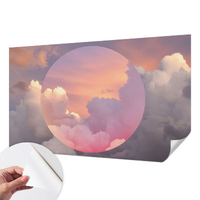 Självhäftande fototapet Eteriska moln