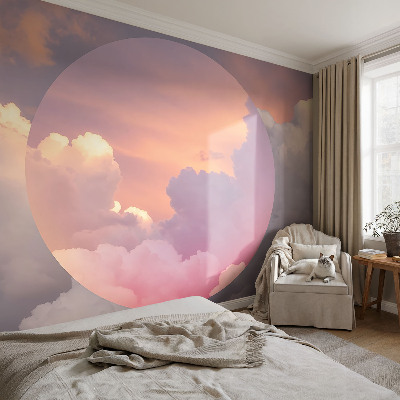 Självhäftande fototapet Eteriska moln