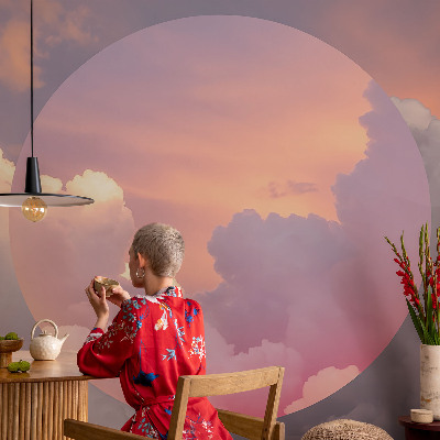 Självhäftande fototapet Eteriska moln