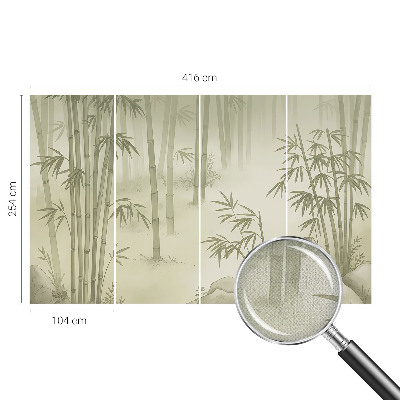 Självhäftande fotovägg Fridfullt landskap