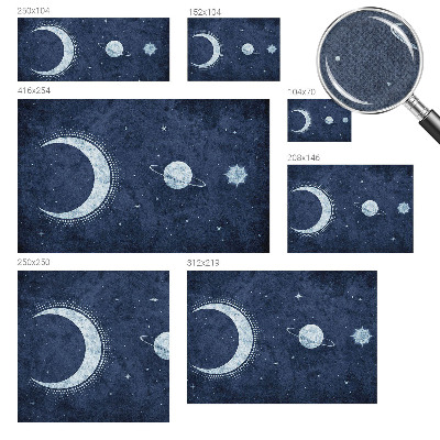 Peel and stick fototapet med stjärnmotiv