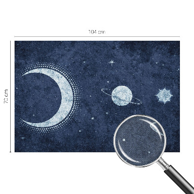 Peel and stick fototapet med stjärnmotiv