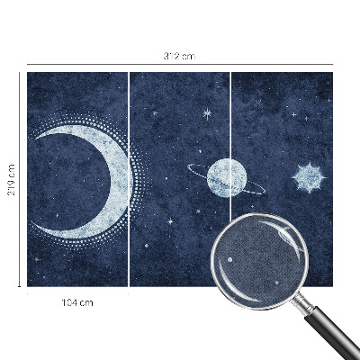 Peel and stick fototapet med stjärnmotiv