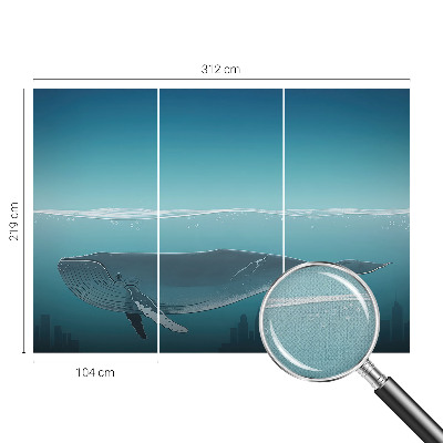 3D fototapet Vattenharmoni
