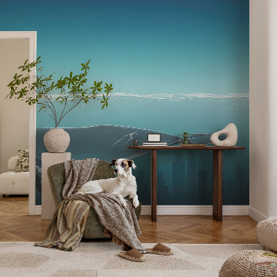 3D fototapet Vattenharmoni