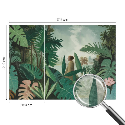 Fototapet barn Exotisk djungel