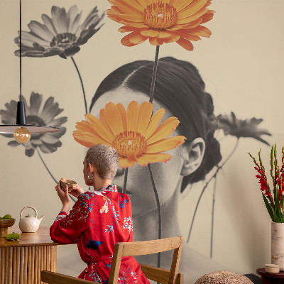Självhäftande fototapet med en surrealistisk vision