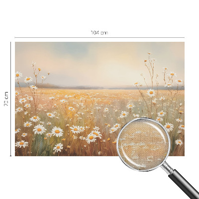 Peel and stick fototapet med motiv av en blomsteräng