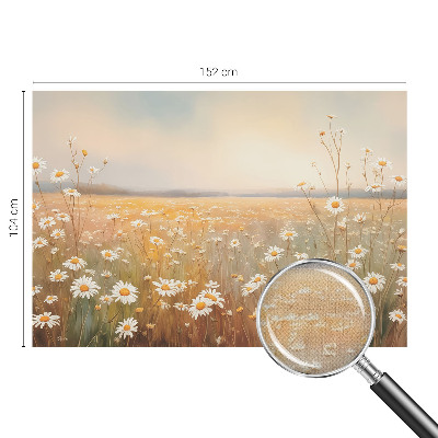 Peel and stick fototapet med motiv av en blomsteräng