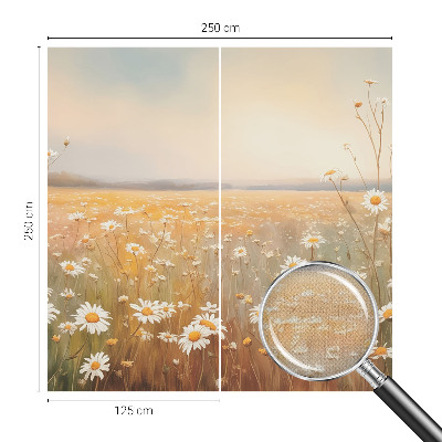 Peel and stick fototapet med motiv av en blomsteräng