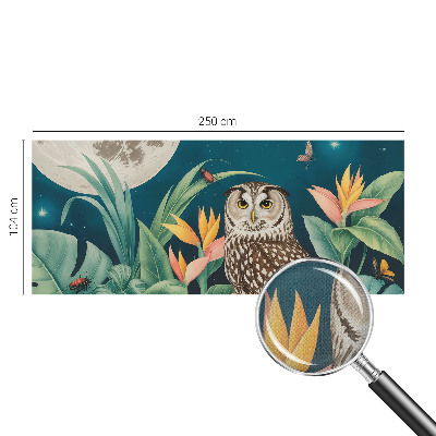 3D fototapet Månsafari