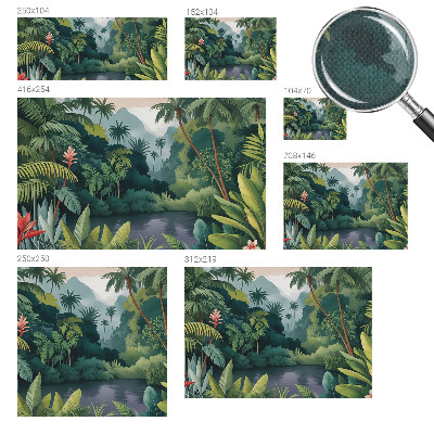 Fototapet barnrum Exotiska landskap