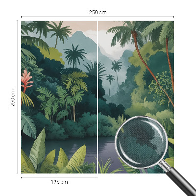 Fototapet barnrum Exotiska landskap