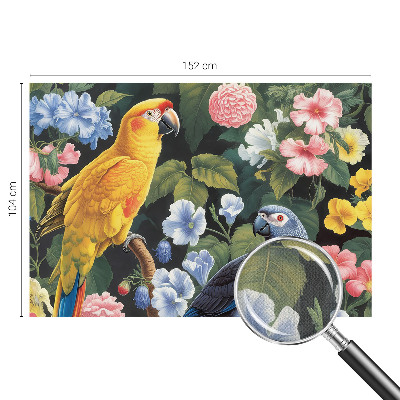 Självhäftande fototapet Exotiska fåglar