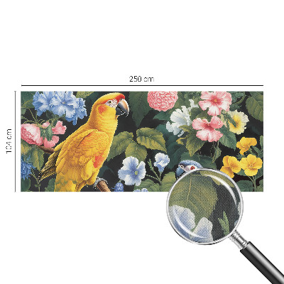 Självhäftande fototapet Exotiska fåglar