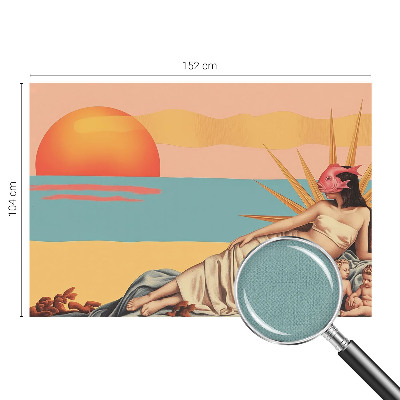 3D fototapet Surrealismens västerland