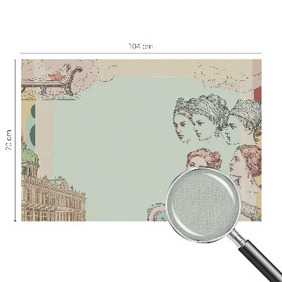 Självhäftande fotovägg Klassiskt collage