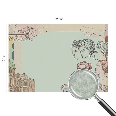 Självhäftande fotovägg Klassiskt collage