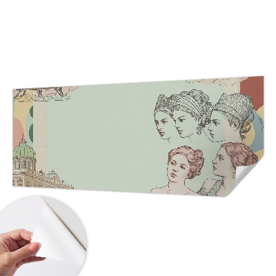 Självhäftande fotovägg Klassiskt collage