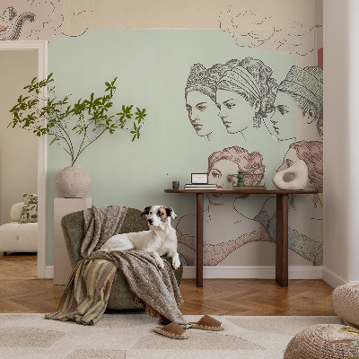 Självhäftande fotovägg Klassiskt collage