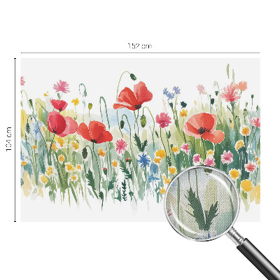 3D fototapet med motiv av en sommaräng