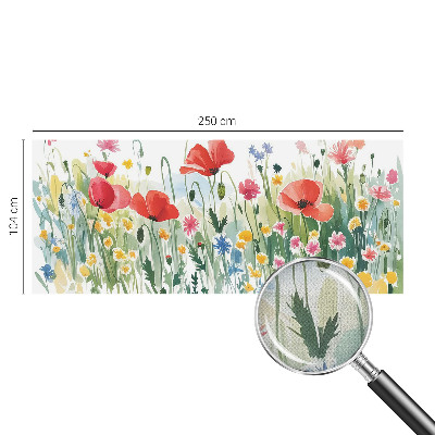 3D fototapet med motiv av en sommaräng