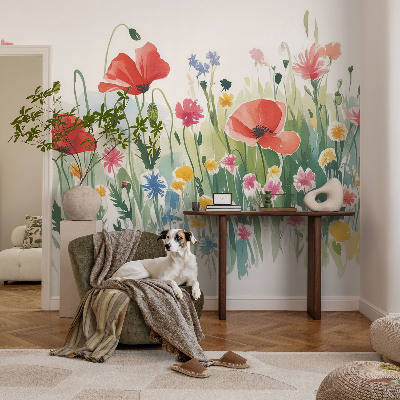 3D fototapet Sommaräng