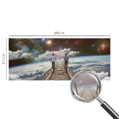 Fototapet barnrum Rymdresa