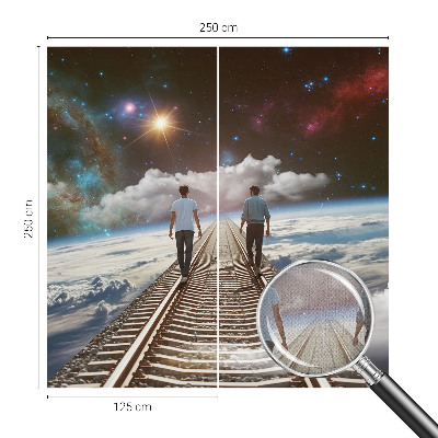 Fototapet barnrum Rymdresa