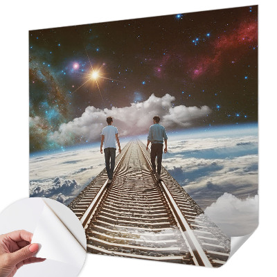 Fototapet barnrum Rymdresa