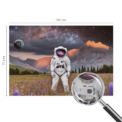 Peel and stick fototapet med motiv av ett kosmiskt landskap