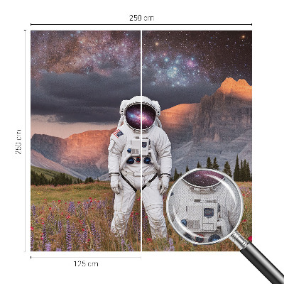 Peel and stick fototapet med motiv av ett kosmiskt landskap
