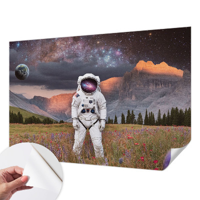 Peel and stick fototapet med motiv av ett kosmiskt landskap