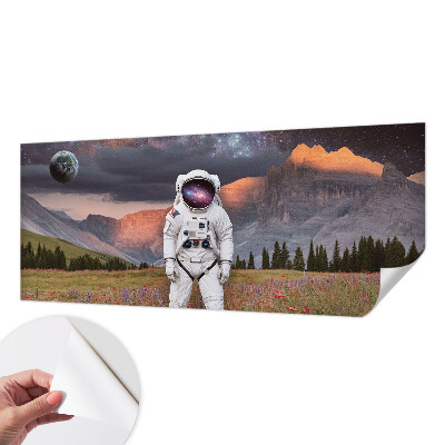 Peel and stick fototapet med motiv av ett kosmiskt landskap