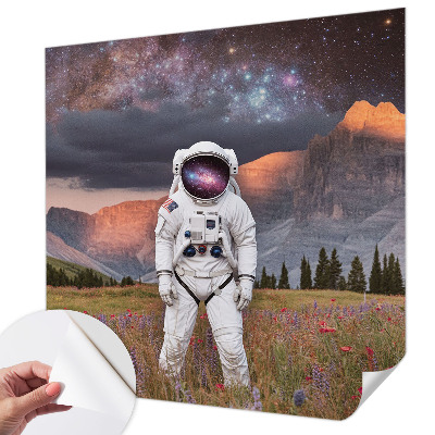 Peel and stick fototapet med motiv av ett kosmiskt landskap