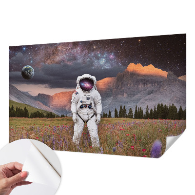 Peel and stick fototapet med motiv av ett kosmiskt landskap