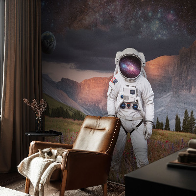 Peel and stick fototapet med motiv av ett kosmiskt landskap