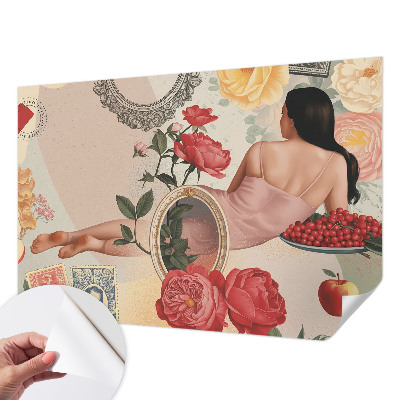 Fototapet för barn Blommig elegans