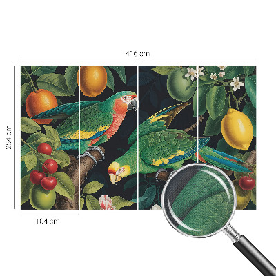 Peel and stick fototapet med motiv av ett tropiskt äventyr