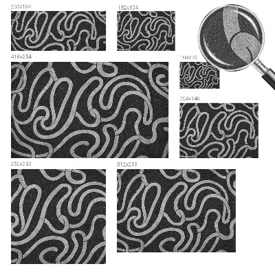 Fototapet barn Vridna former