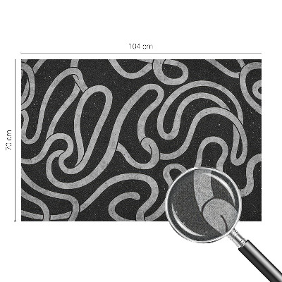 Fototapet barn Vridna former