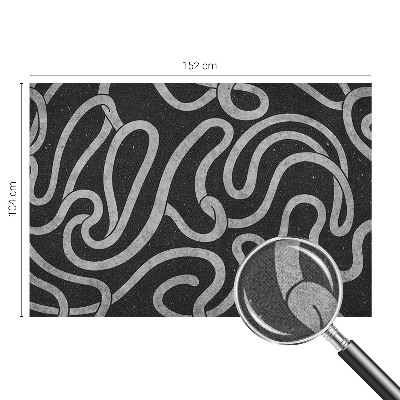 Fototapet barn Vridna former