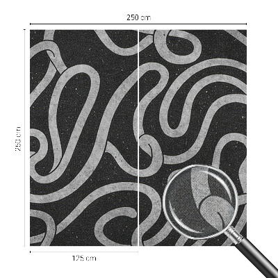 Fototapet barn Vridna former