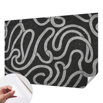 Fototapet barn Vridna former